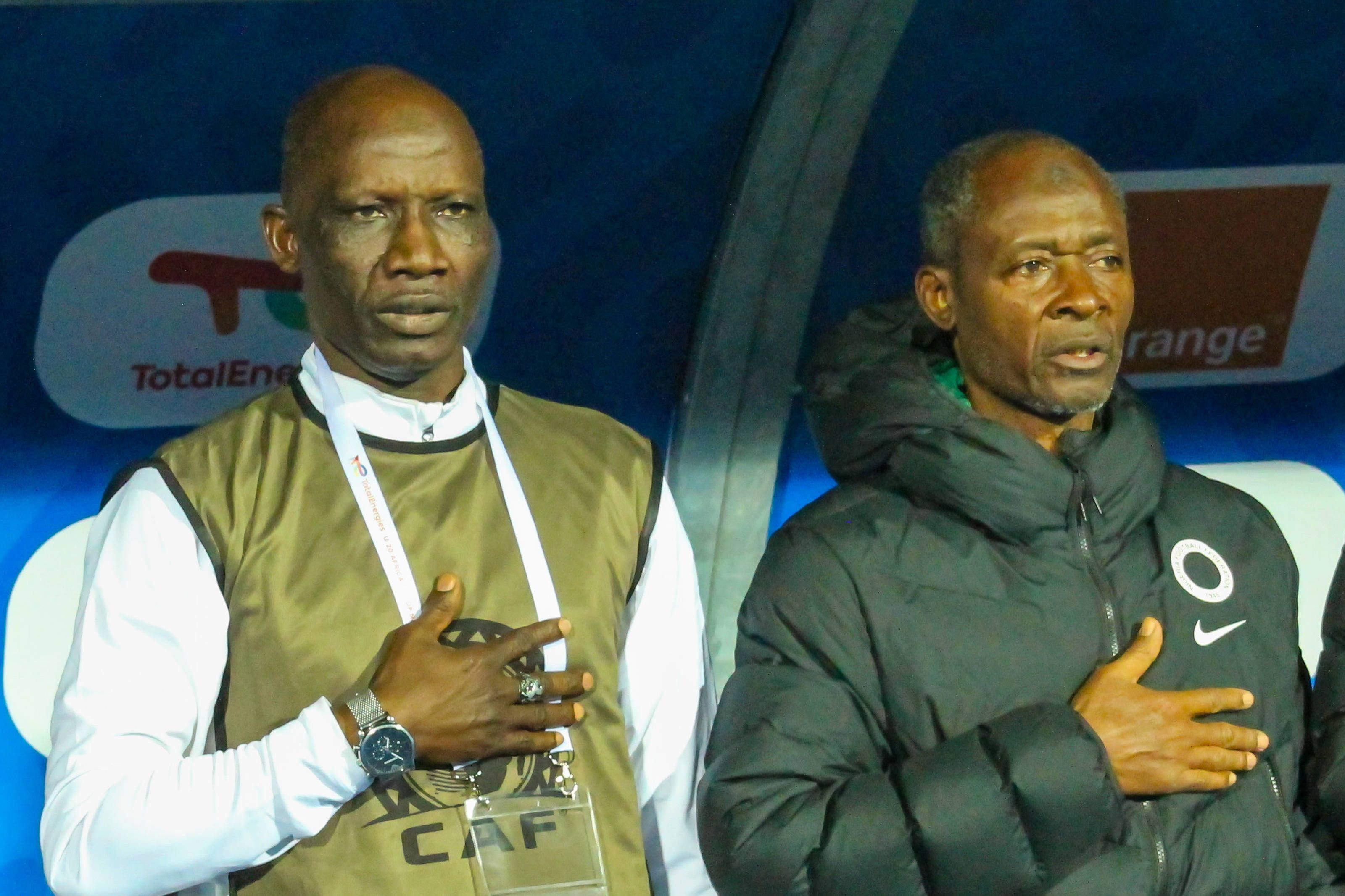 Coach Landa Bosso and Fatai Amoo