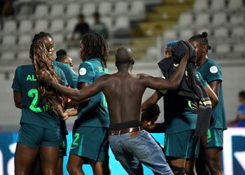 Photo: What did Super Falcons’ Oshoala wear on her wrist during WAFCON opener?