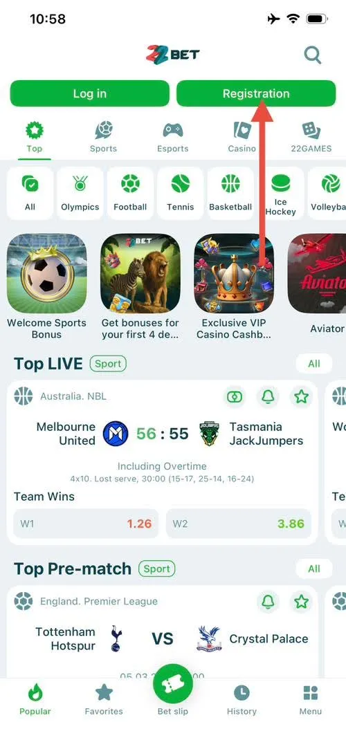 22Bet Registration: How to Sign Up for a 22Bet Account in Nigeria