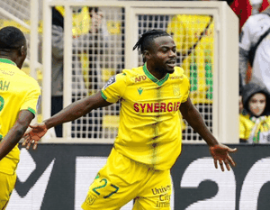 Super Eagles star Moses Simon hits Nantes landmark in win over Lionel Messi’s PSG