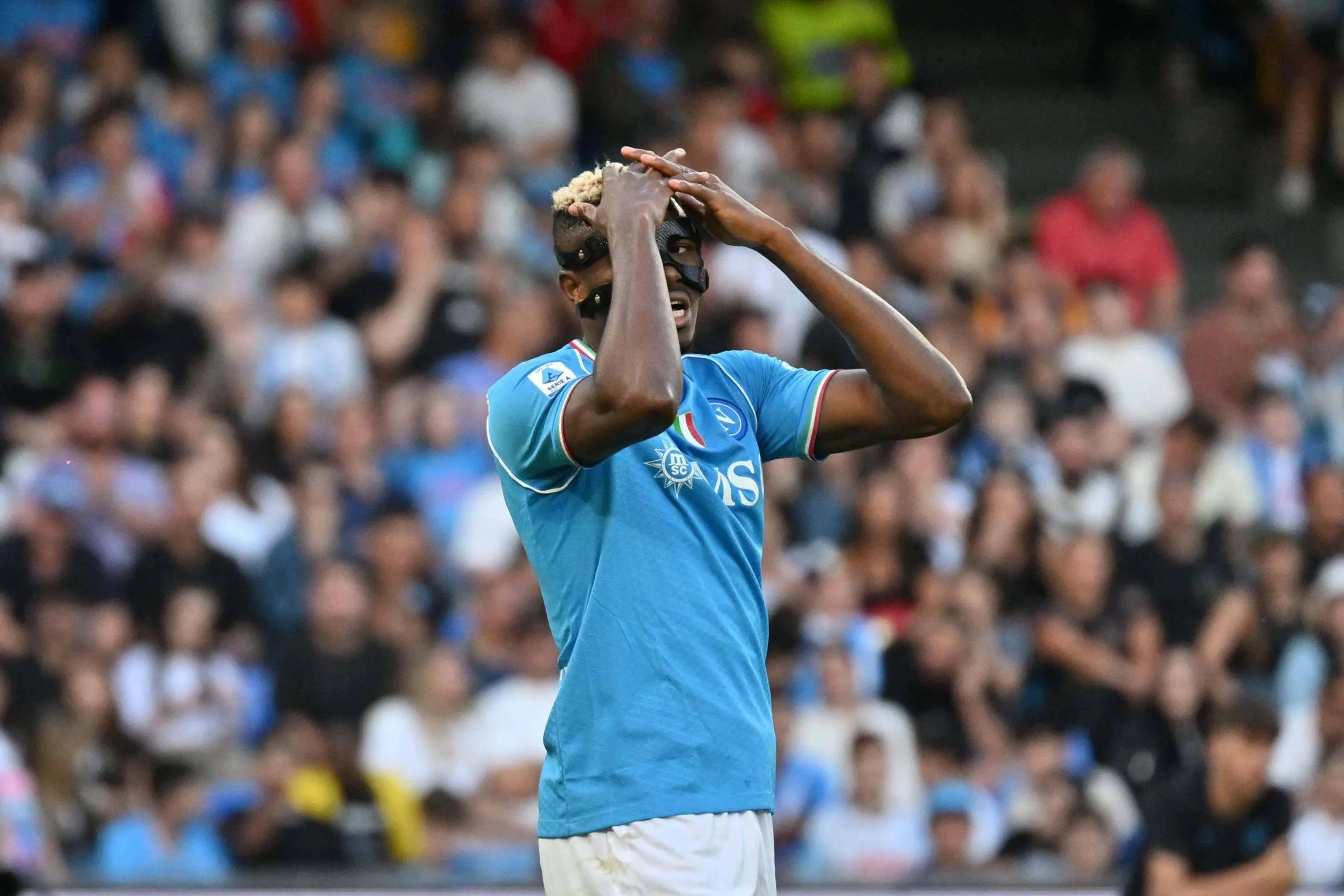 Victor Osimhen in action for Napoli