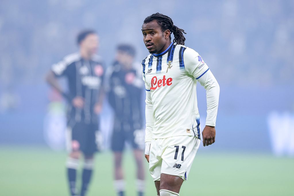 Ademola Lookman in action for Atalanta vs Eintracht Frankfurt