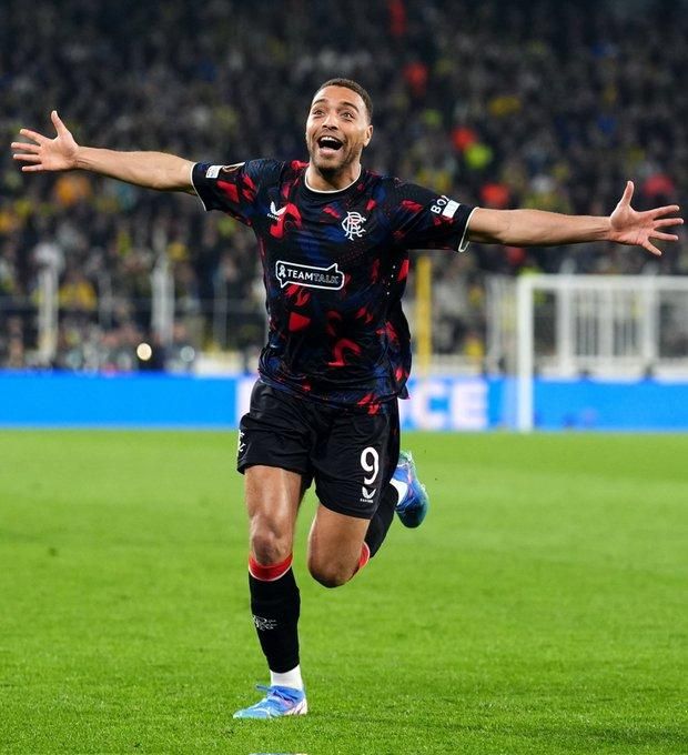 Nigeria Super Eagles and Rangers FC striker Cyriel Dessers.