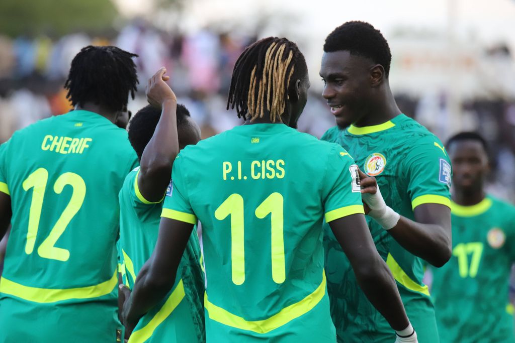 Senegal produced a dominant display to crush South Sudan in Juba, maintaining their unbeaten run in the World Cup qualifiers..ISMAILA SARR starred with two goals, while SADIO MANE. , NICOLAS JACKSON , and CHERIF NDIAYE each added one to seal the emphatic victory . The win keeps Senegal top of their qualifying group and inches them closer to a place in the 2026 FIFA World Cup, while South Sudan remains bottom with one game left to play