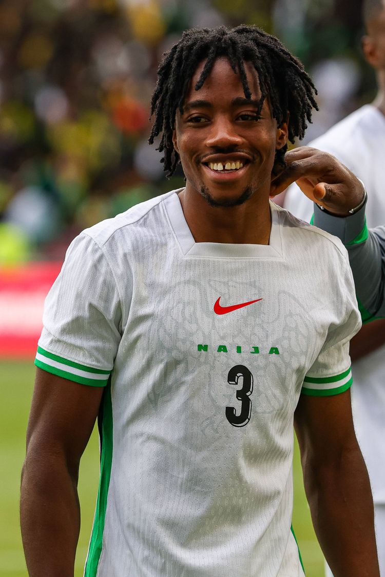 Nigeria's Super Eagles and Brighton defender Benjamin Fredrick