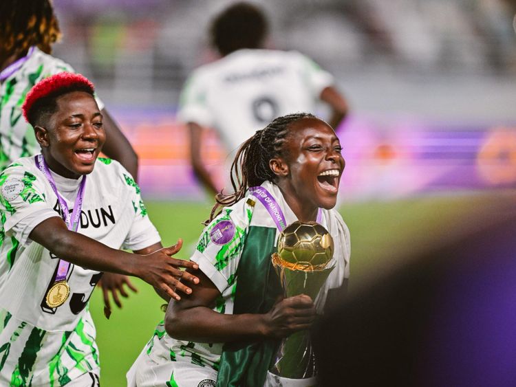 Super Falcons defender Michelle Alozie
