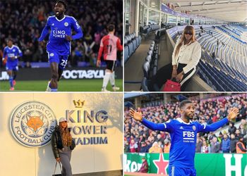 Wilfred Ndidi’s wife cheers him on as Leceister City claims victory against Norwich City