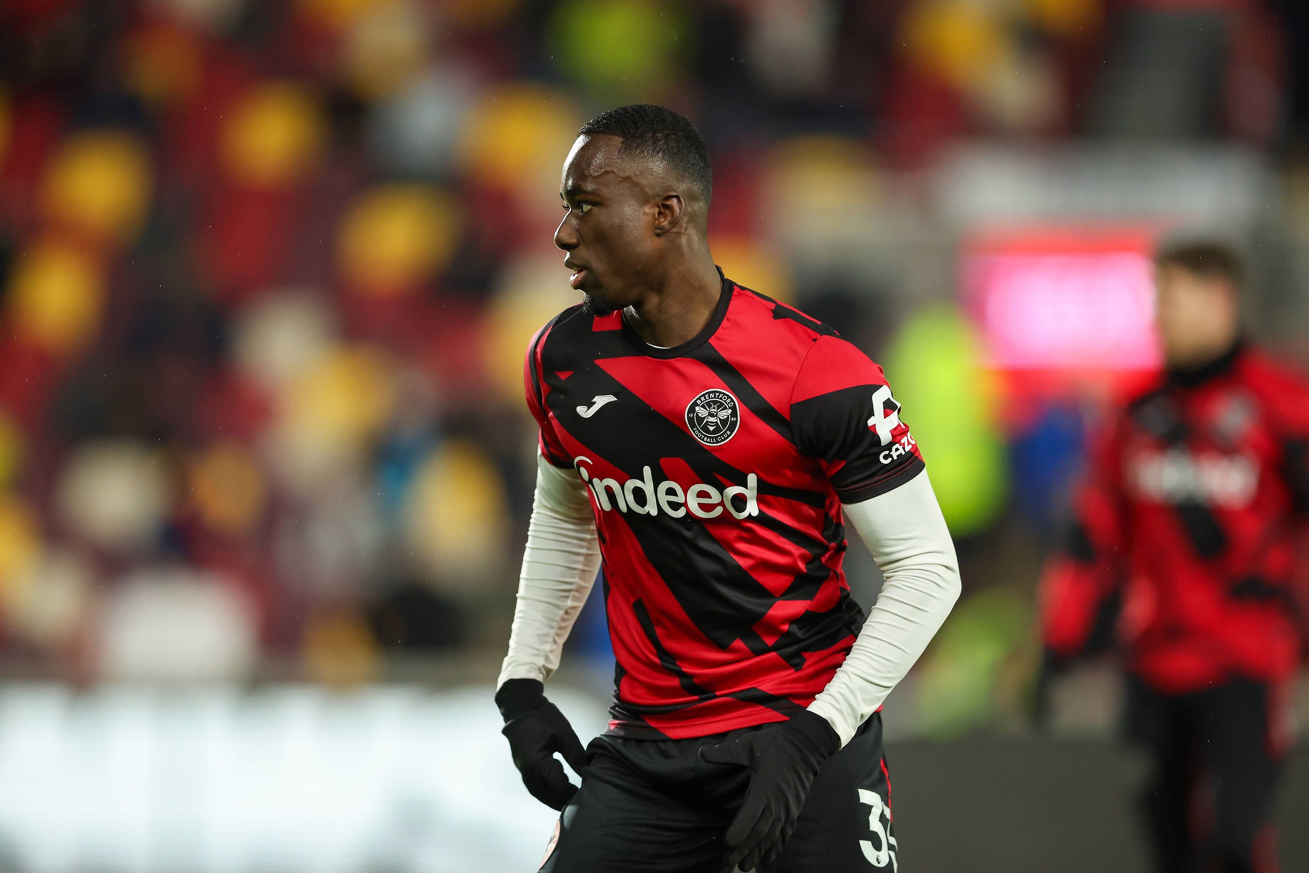 Brentford defender Michael Kayode