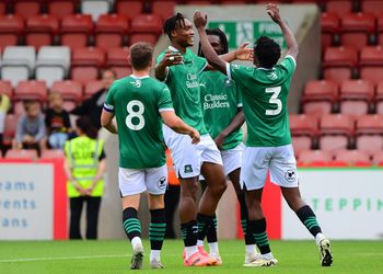Former Flying Eagles star dazzles with brace for Wayne Rooney’s Plymouth Argyle