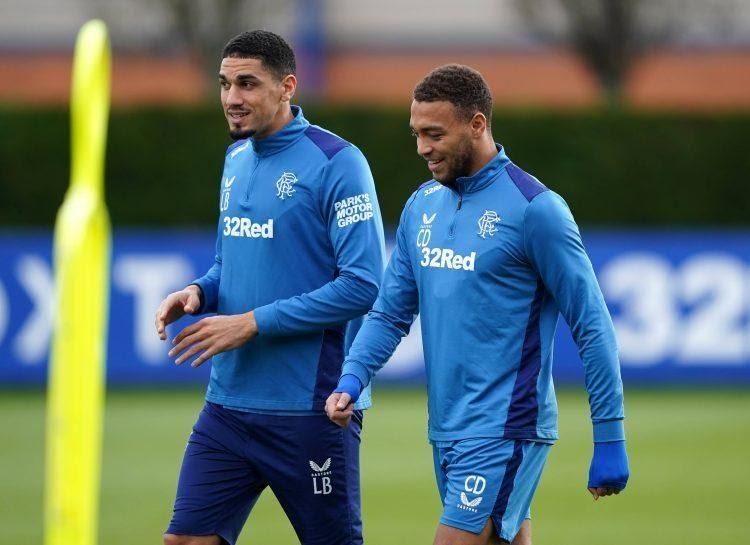 Nigeria and Rangers stars Cyriel Dessers and Leon Balogun.