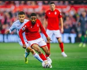 Watch: Super Eagles forward returns to Forest’s training amid transfer link with Saudi clubs