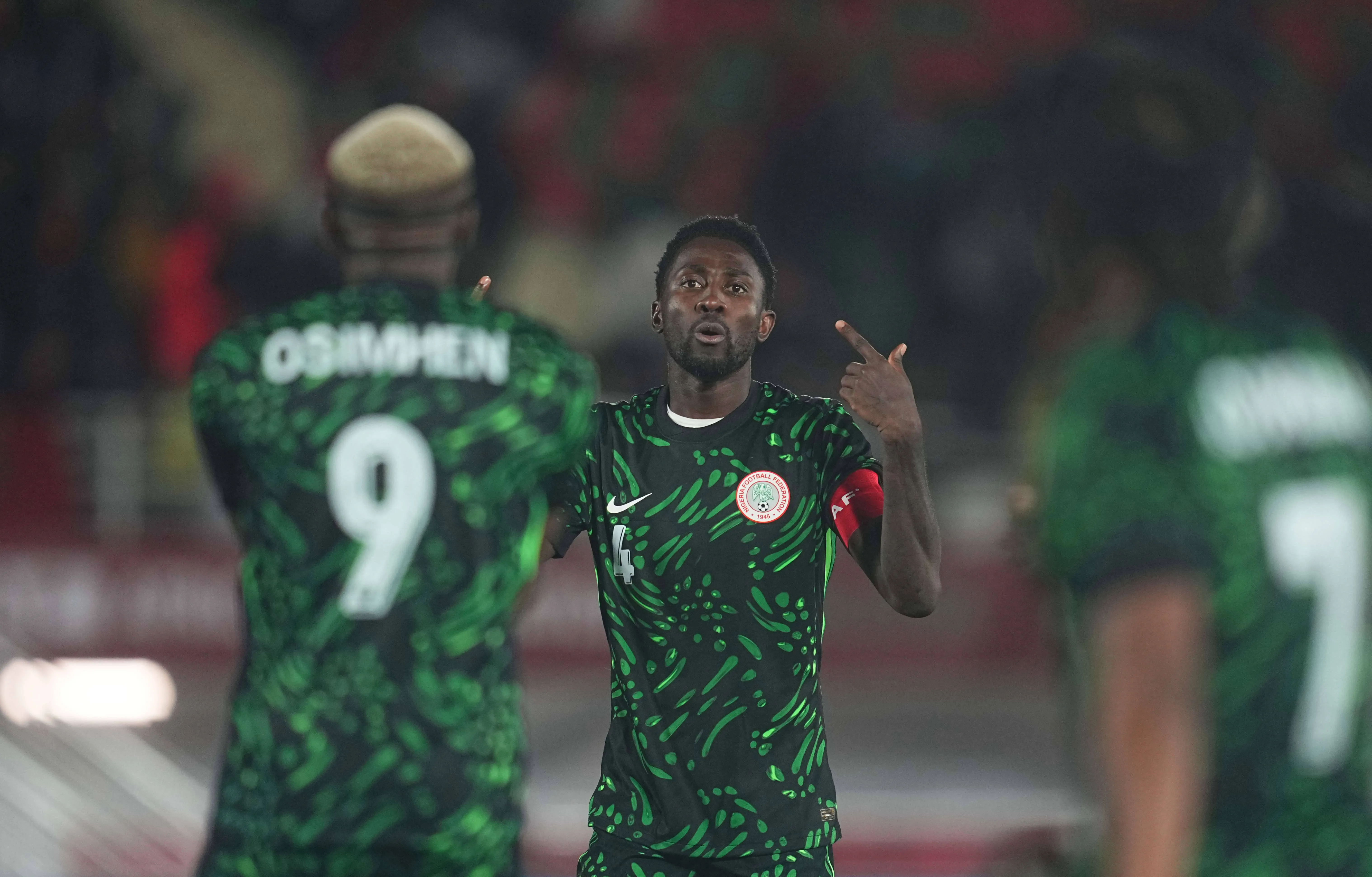 Victor Osimhen and Wilfred Ndidi 