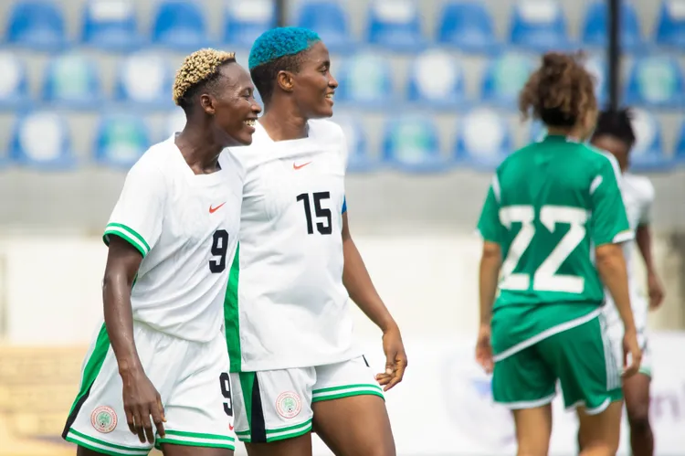 Nigeria and Atlético Madrid star Rasheedat Ajibade (15).