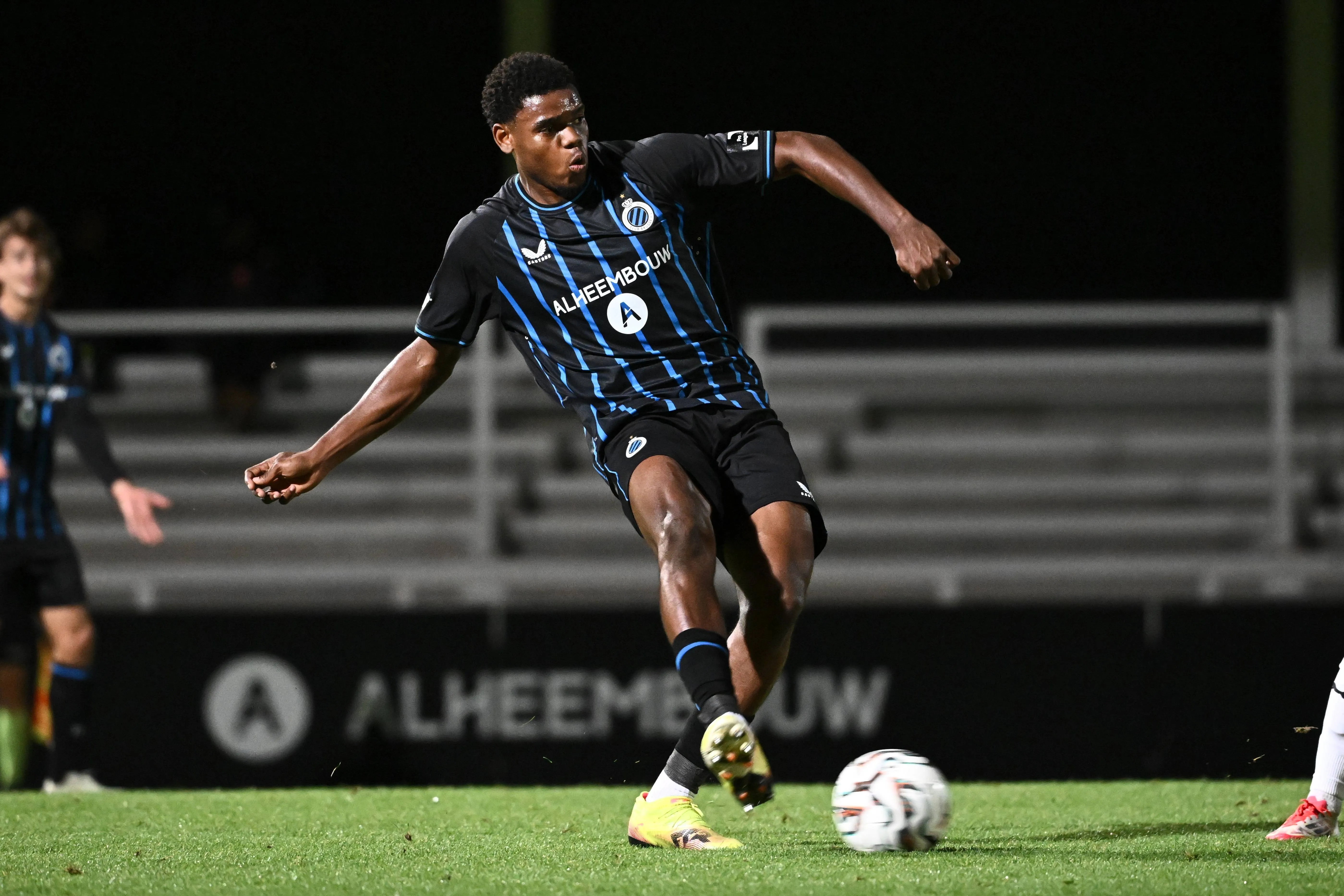 Vince Osuji pictured in action