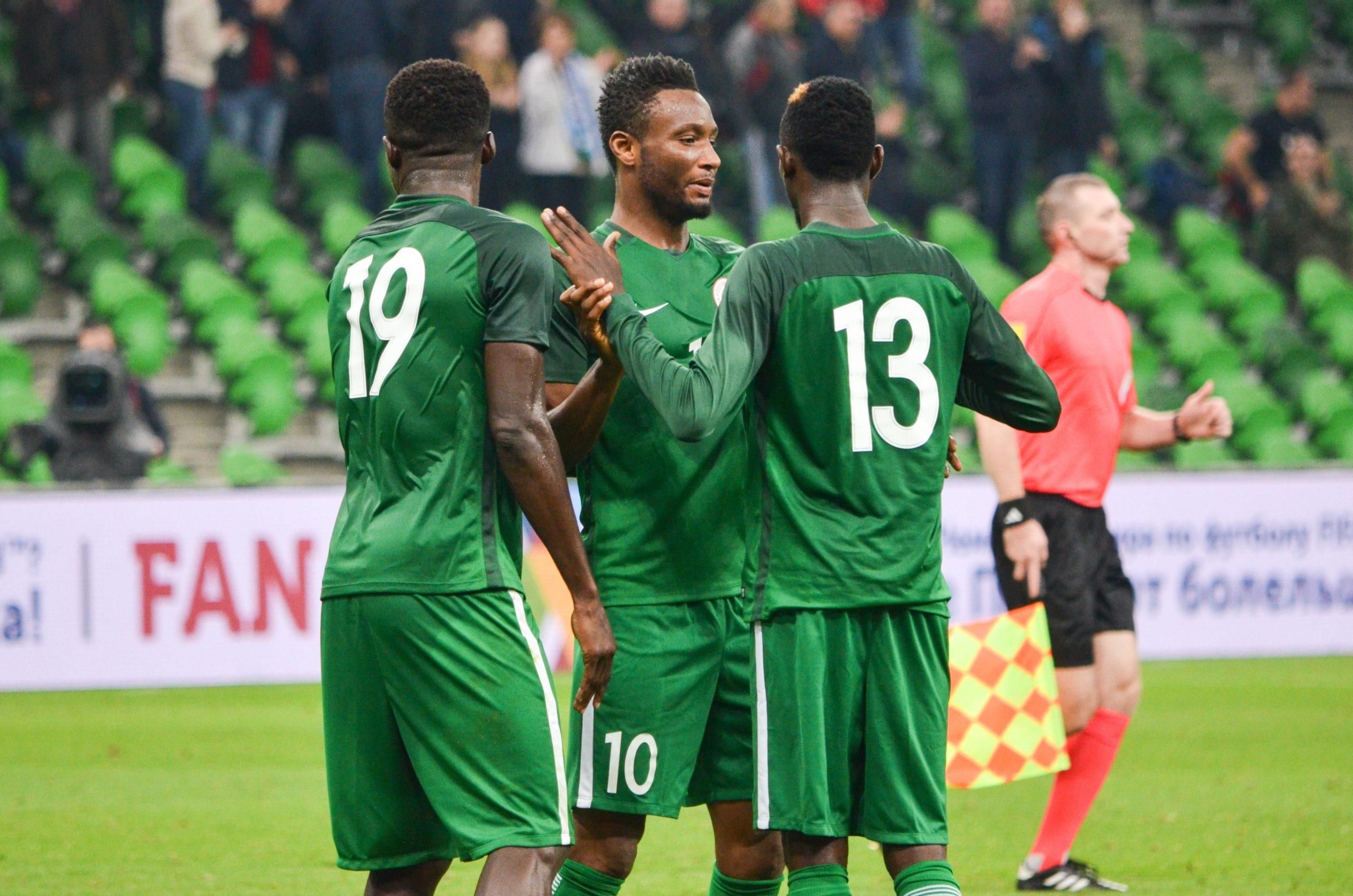 Super Eagles' Wilfred Ndidi, John Ogu, and Wilfred Ndidi