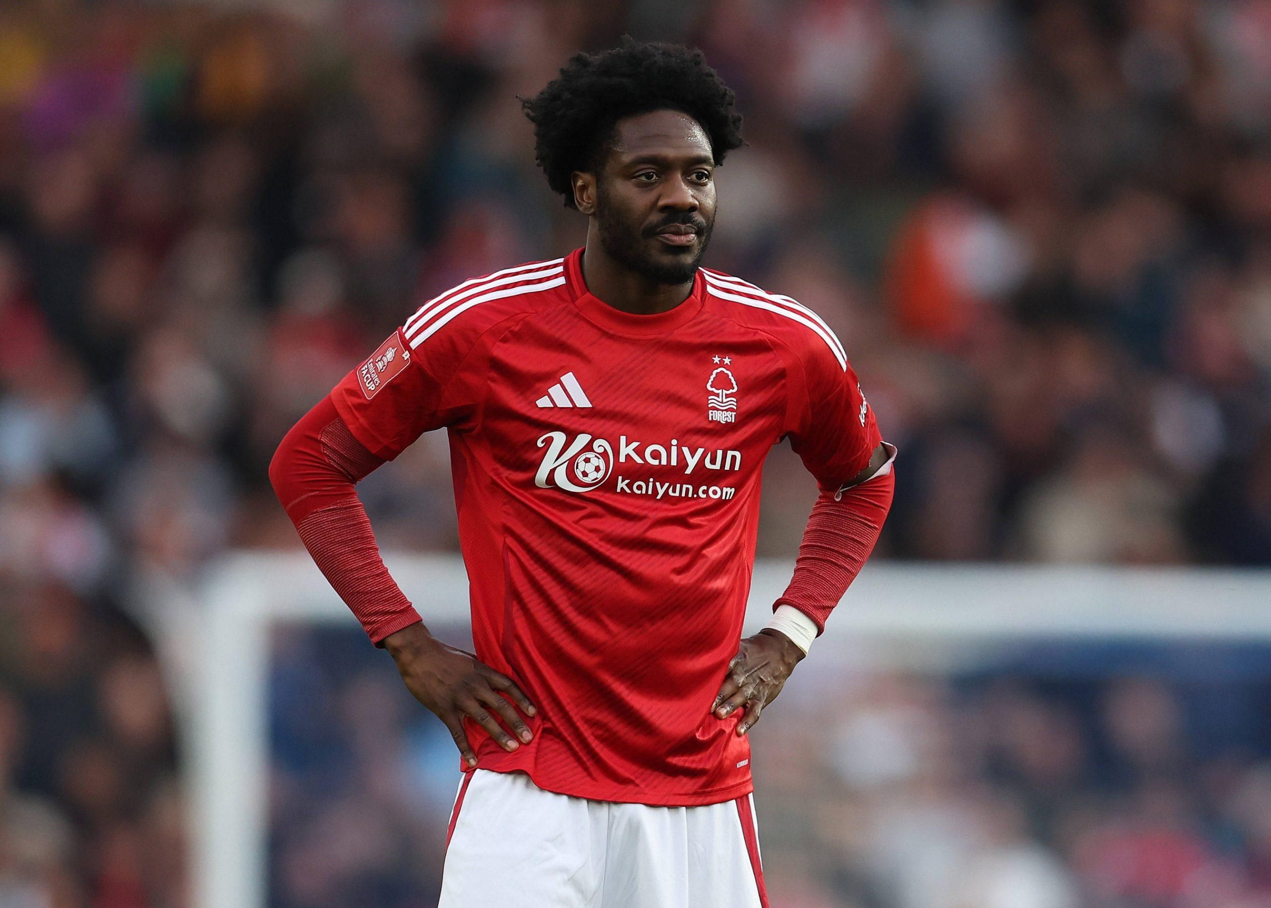 Ola Aina in action for Nottingham Forest