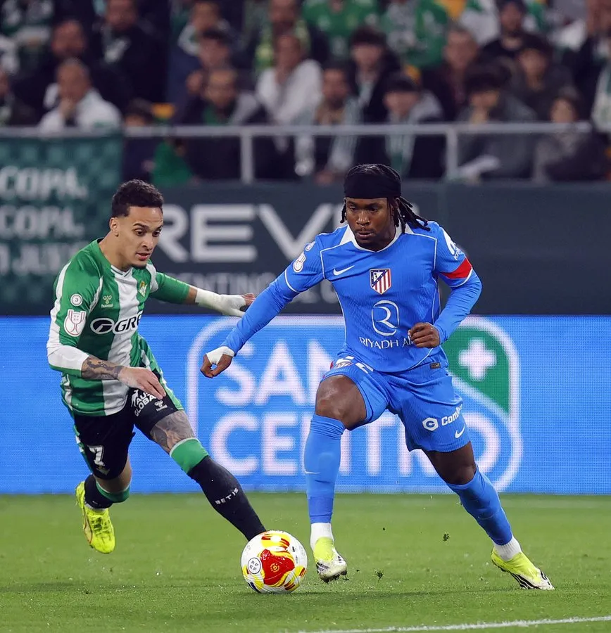 Ademola Lookman and Anthony for Atletico Madrid