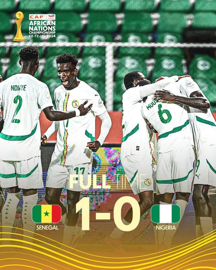 Nigeria vs Senegal full time. CHAN 2024