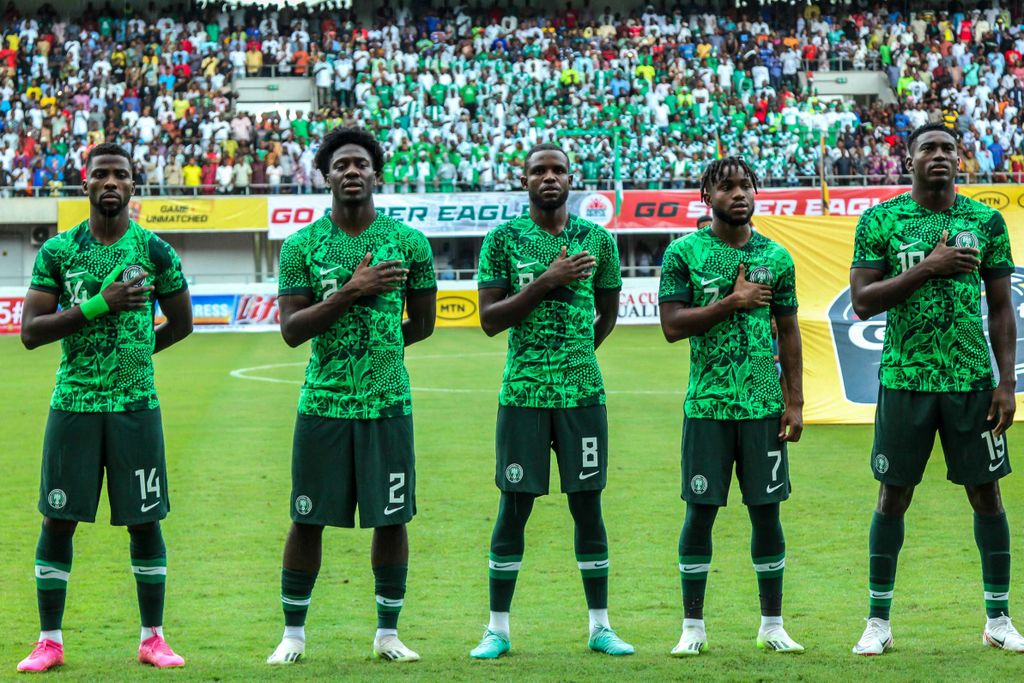 Super Eagles players Awoniyi, Aina, Onyeka, Lookman