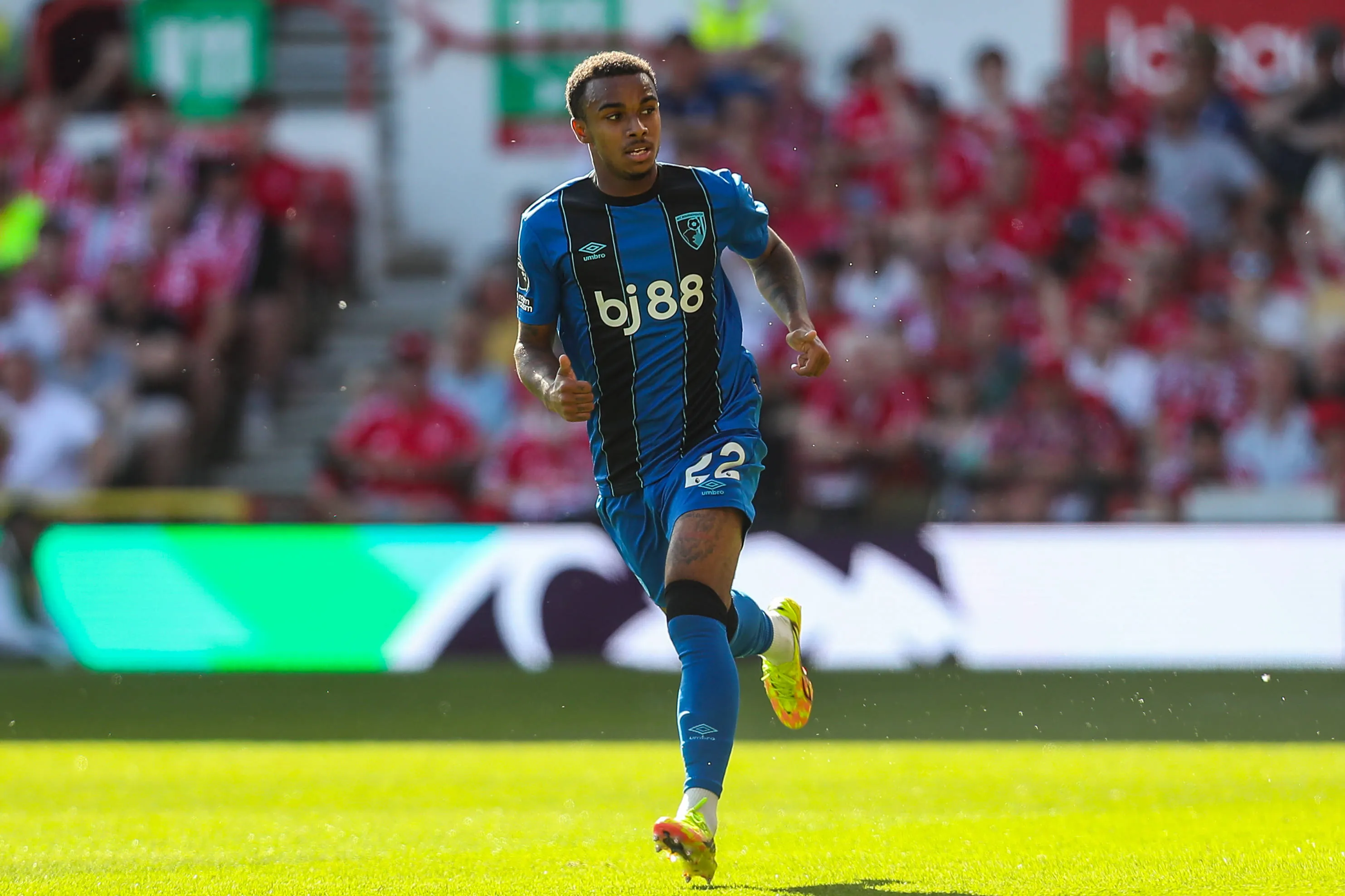 Nottingham Forest v AFC Bournemouth, Premier League Eli Junior Kroupi Of AFC Bournemouth during the Nottingham Forest v AFC Bournemouth Premier League match at the City Ground, West Bridgford, England on 23 May 2026. 