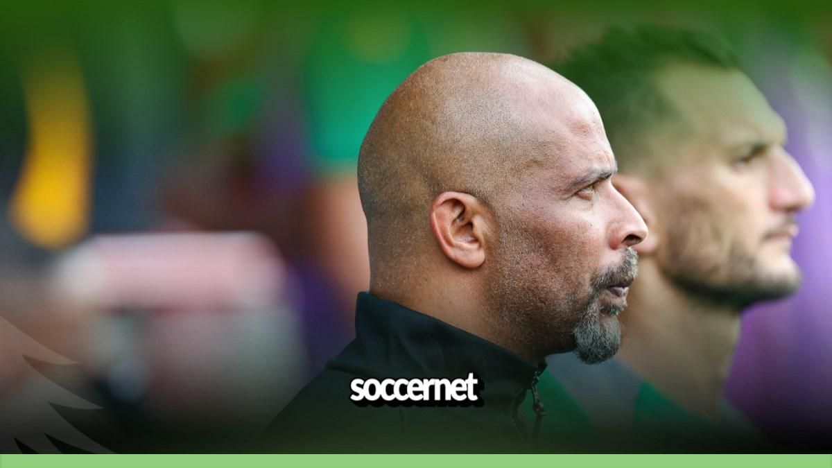 Eric Chelle during Super Eagles clash against Jamaica