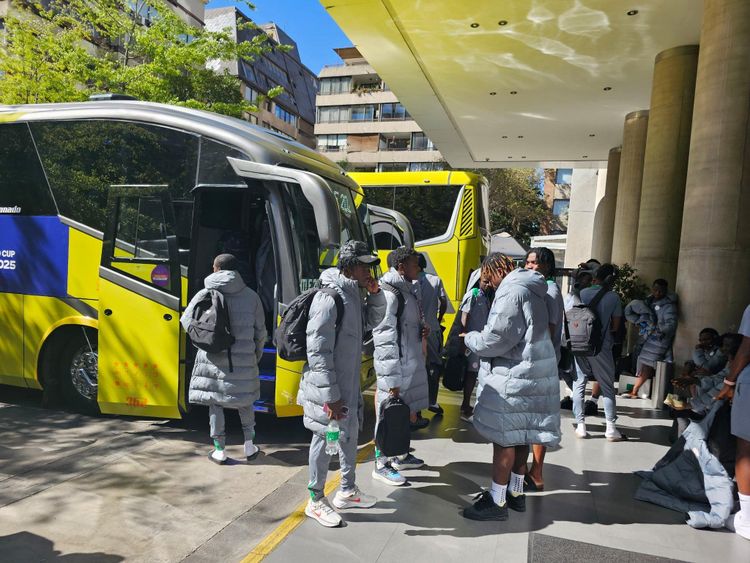 Nigeria Flying Eagles arrive Santiago, Chile
