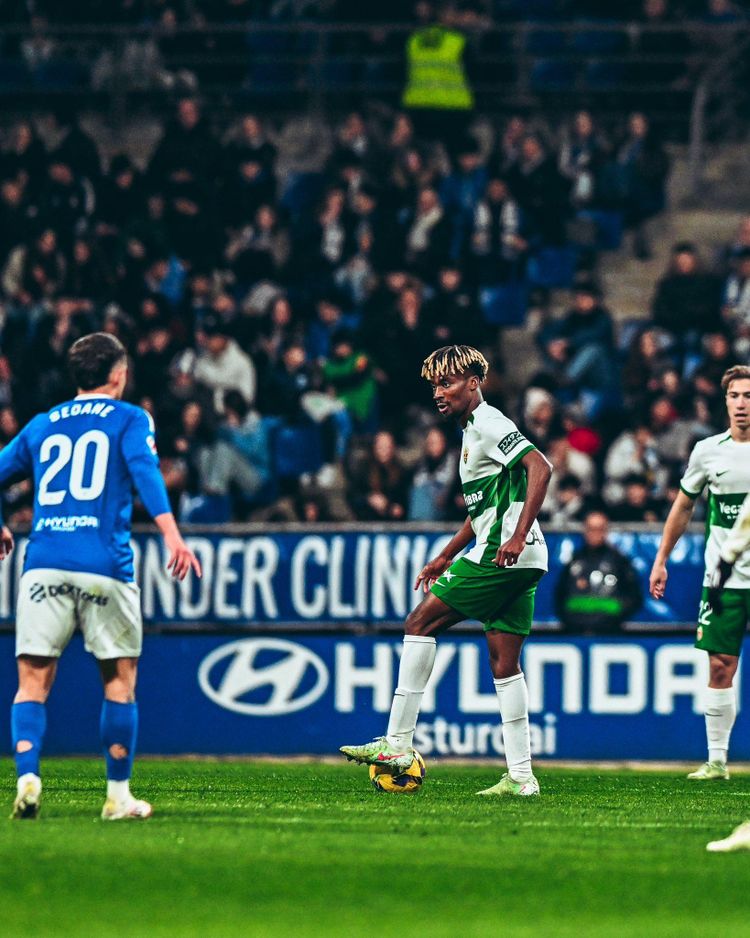 Nigeria and Elche midfielder John Nwankwo Donald 