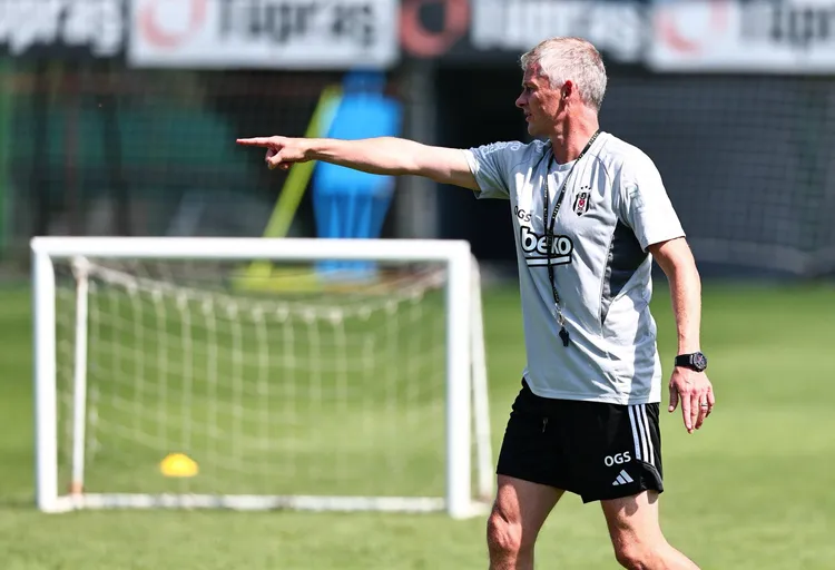 Besiktas boss Ole Gunnar Solskjaer 