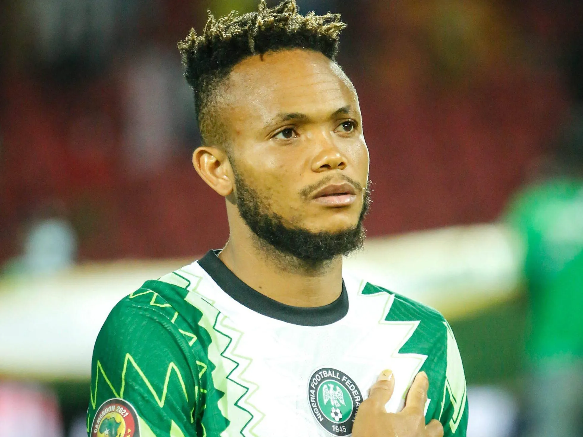 Super Eagles star Chidera Ejuke.
