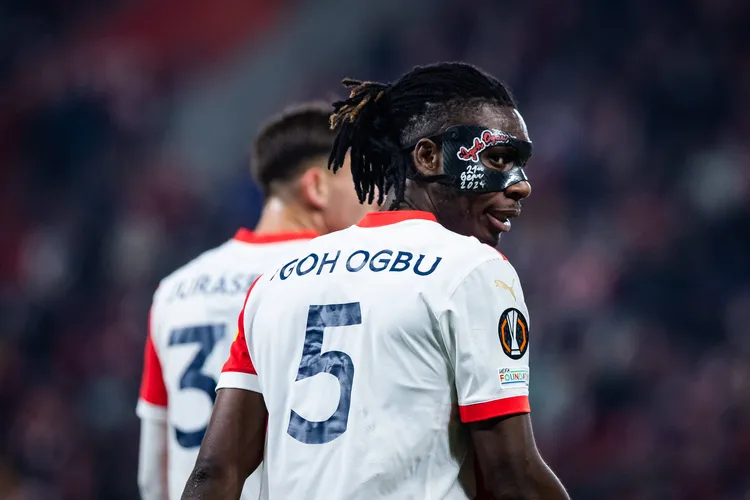 Nigeria and Slavia Prague defender Igoh Ogbu.