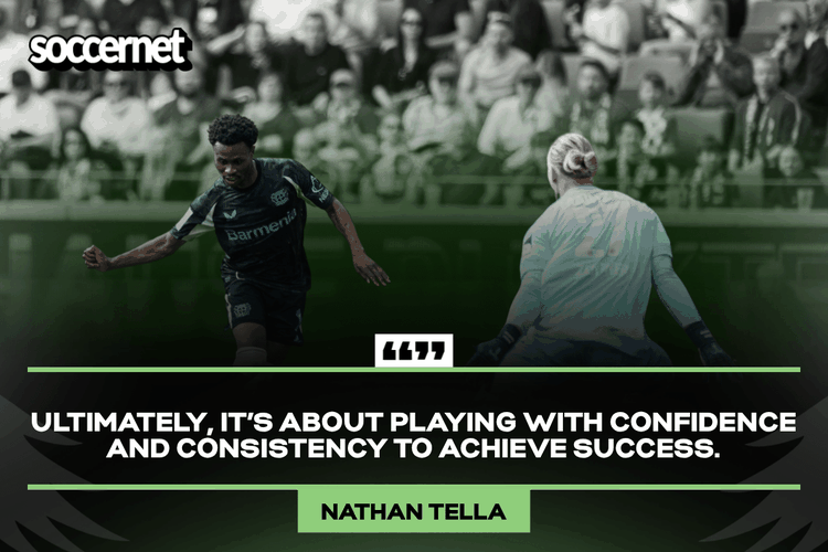 Nathan Tella highlights Leverkusen’s Champions League goals ahead of new season