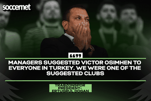 Why we refused to sign Victor Osimhen last summer – Trabzonspor President Ertuğrul Doğan