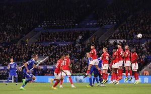Three Nigerians involved as Leicester thrash Nottingham Forest