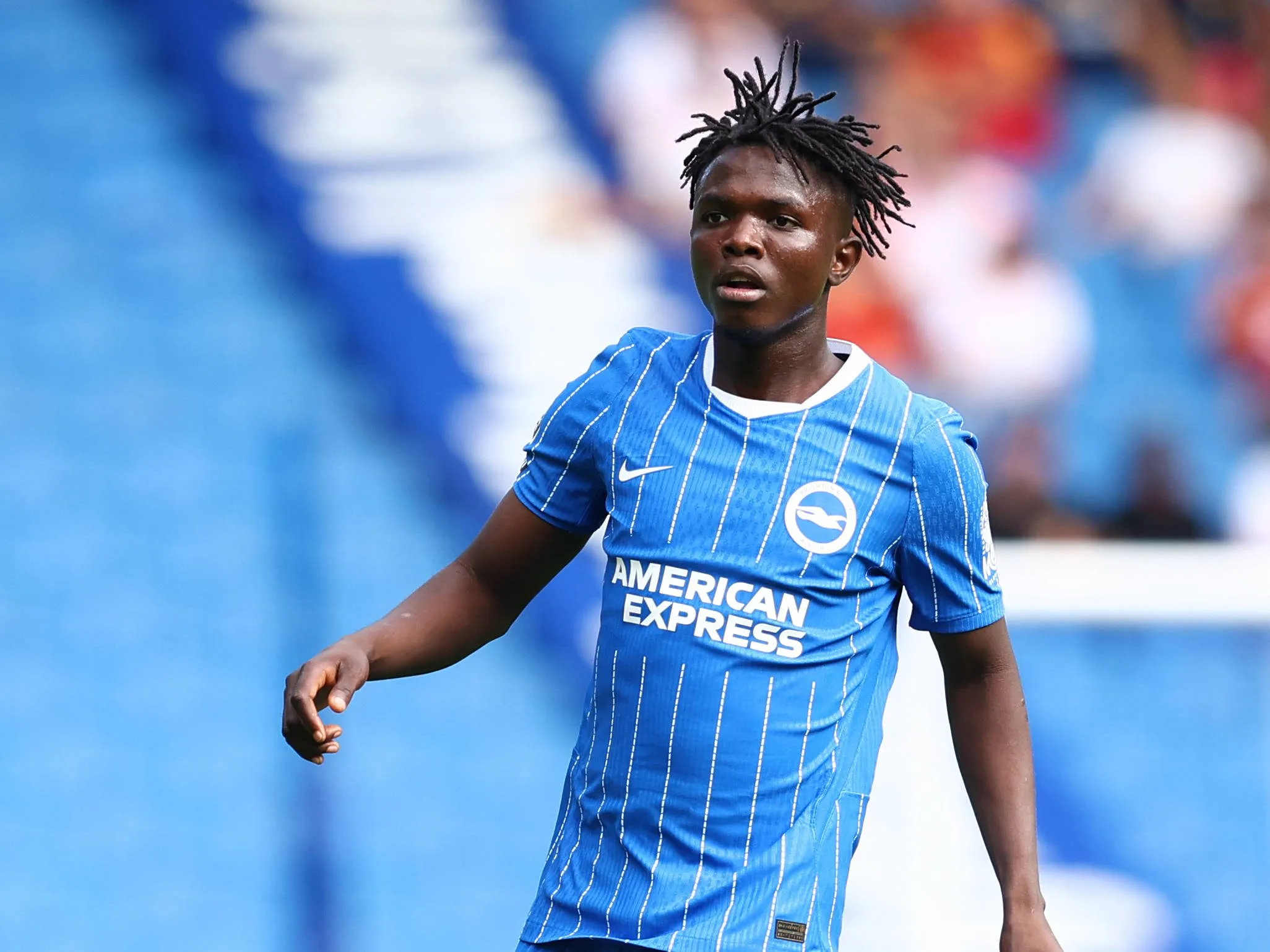 Zadok Yohanna in action for Brighton