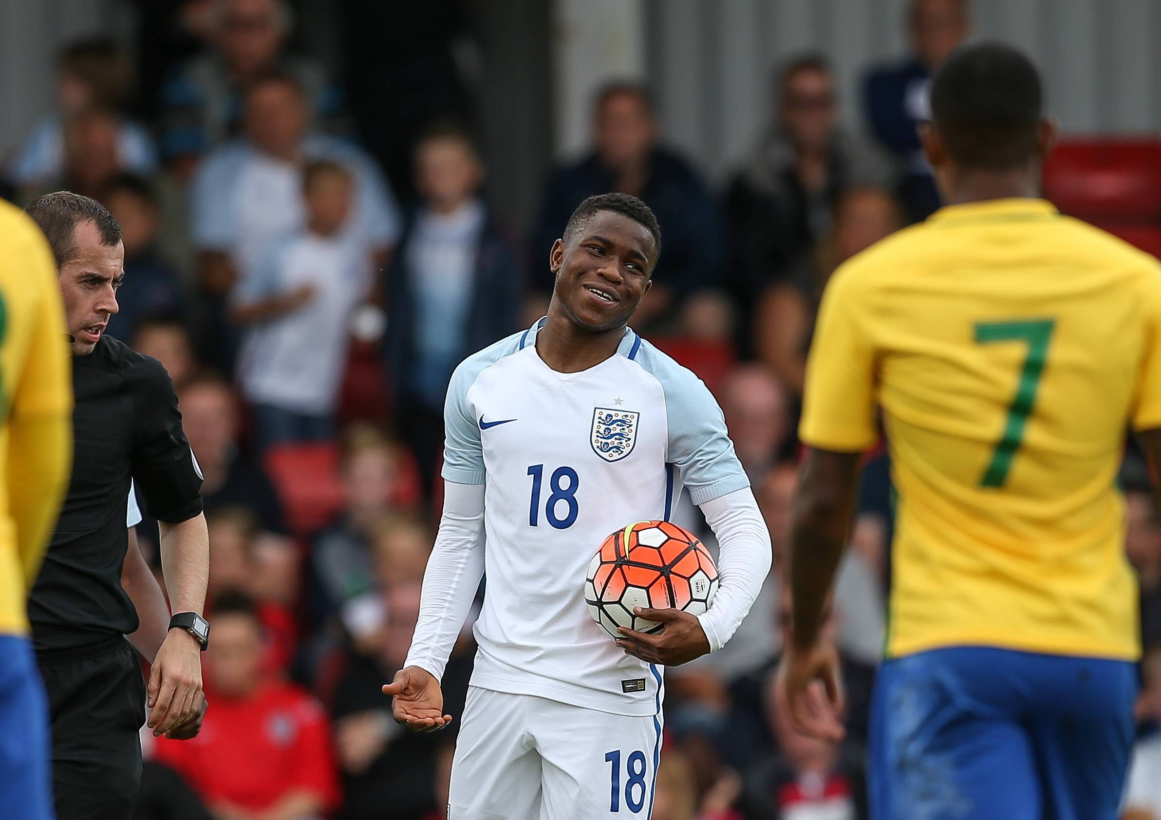 Ademola Lookman for England at youth level
