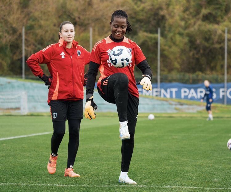 Nigeria Super Falcons and Paris FC goalie Chiamaka Nnadozie. 