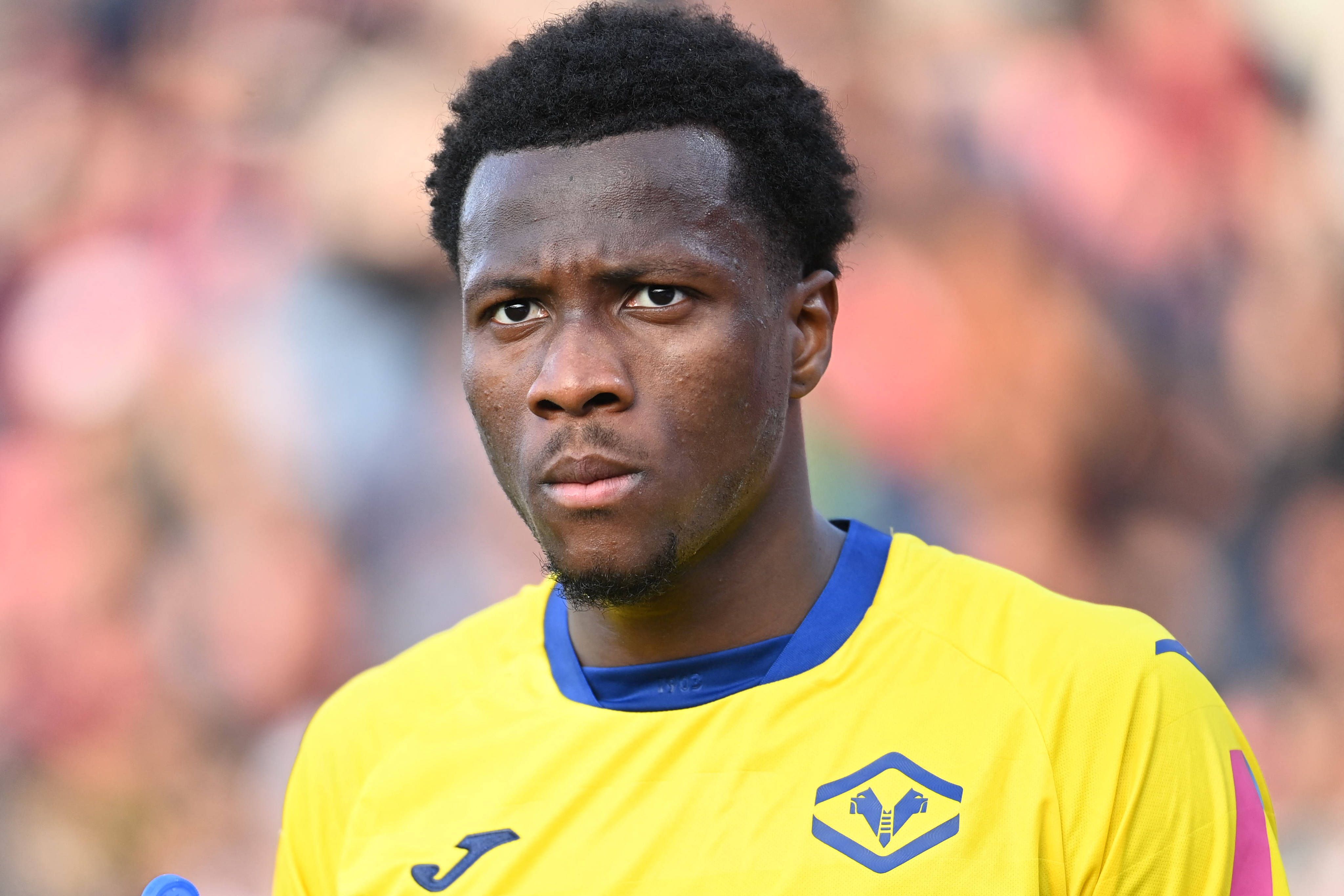 Oyegoke Daniel Hellas Verona portrait during Bologna FC vs Hellas Verona FC, Italian soccer Serie A match in Bologna, Italy