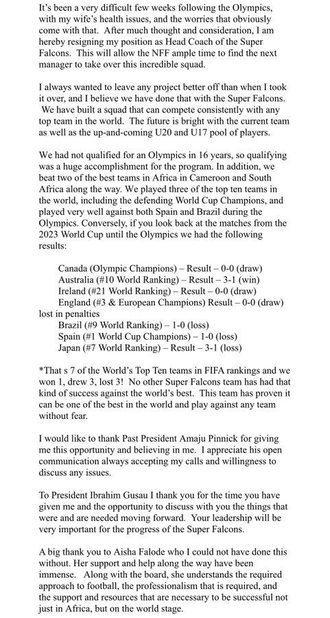 Randy Waldrum's resignation