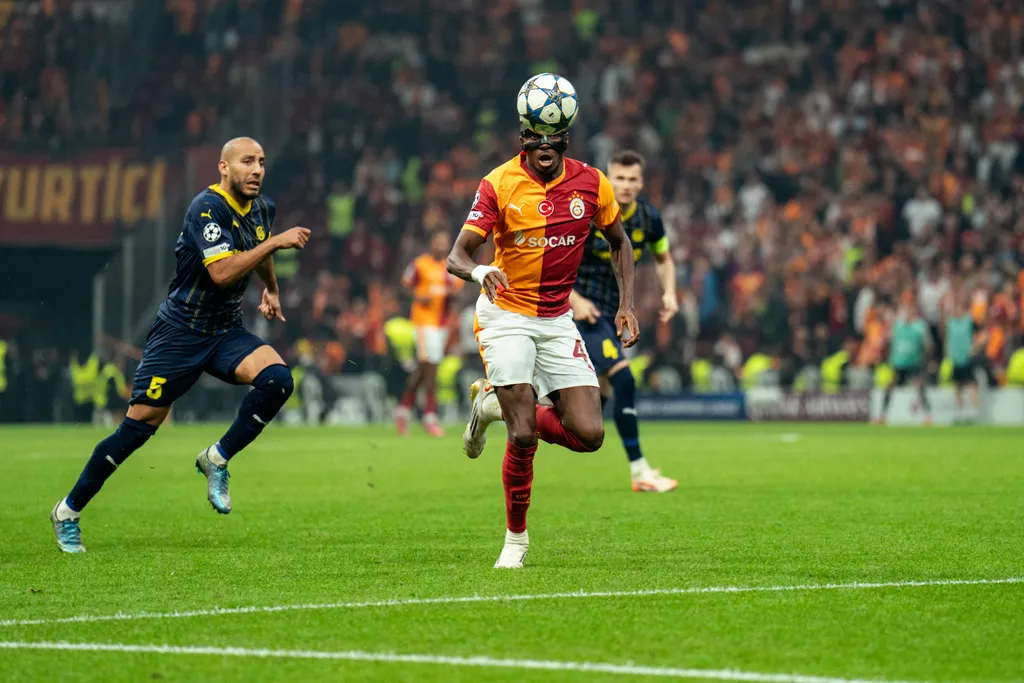 Galatasaray A.S. v FK Bodo/Glimt - UEFA Champions League 2025/26 League Phase MD3 Victor Osimhen in action at the Rams Park in Istanbul
