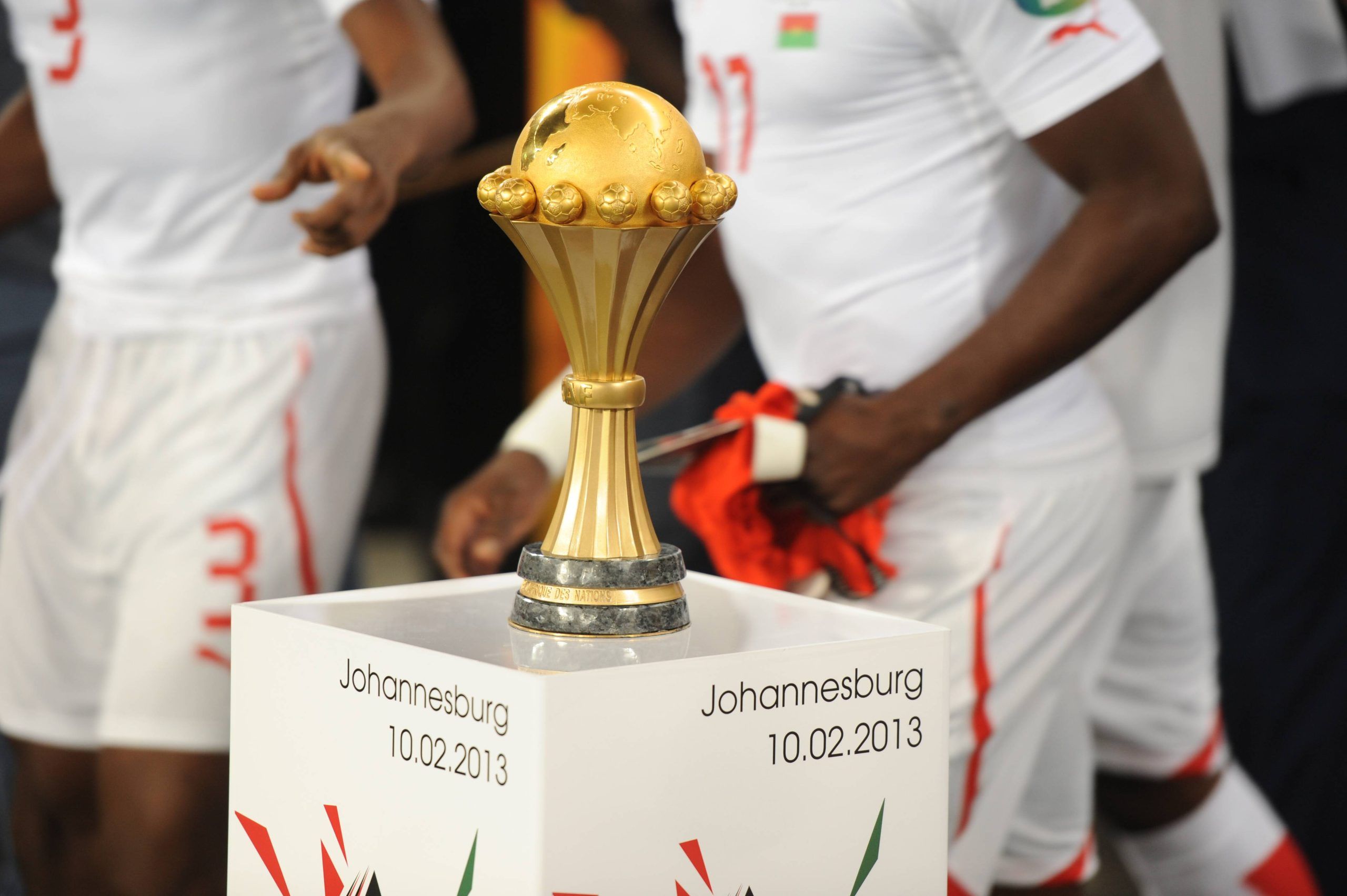 AFCON trophy on display