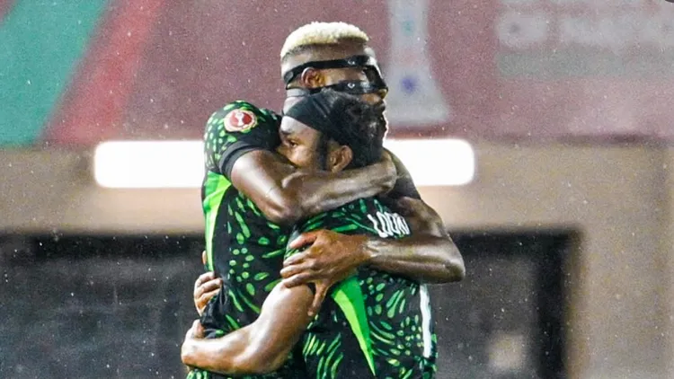 Super Eagles stars Victor Osimhen and Ademola Lookman
