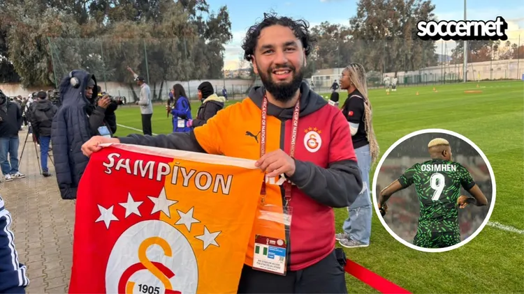 “If you have Osimhen, you’re 1–0 up” — Galatasaray fan storms Super Eagles camp from Turkey to show AFCON love