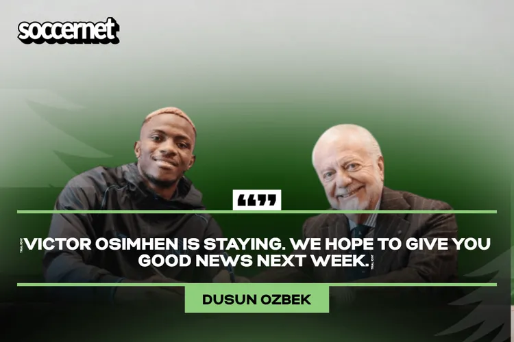 Galatasaray President confirms Osimhen’s future amidst transfer saga