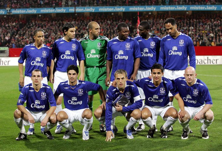 Former Super Eagles captain Joseph Yobo and Yakubu Aiyegbeni at Everton 