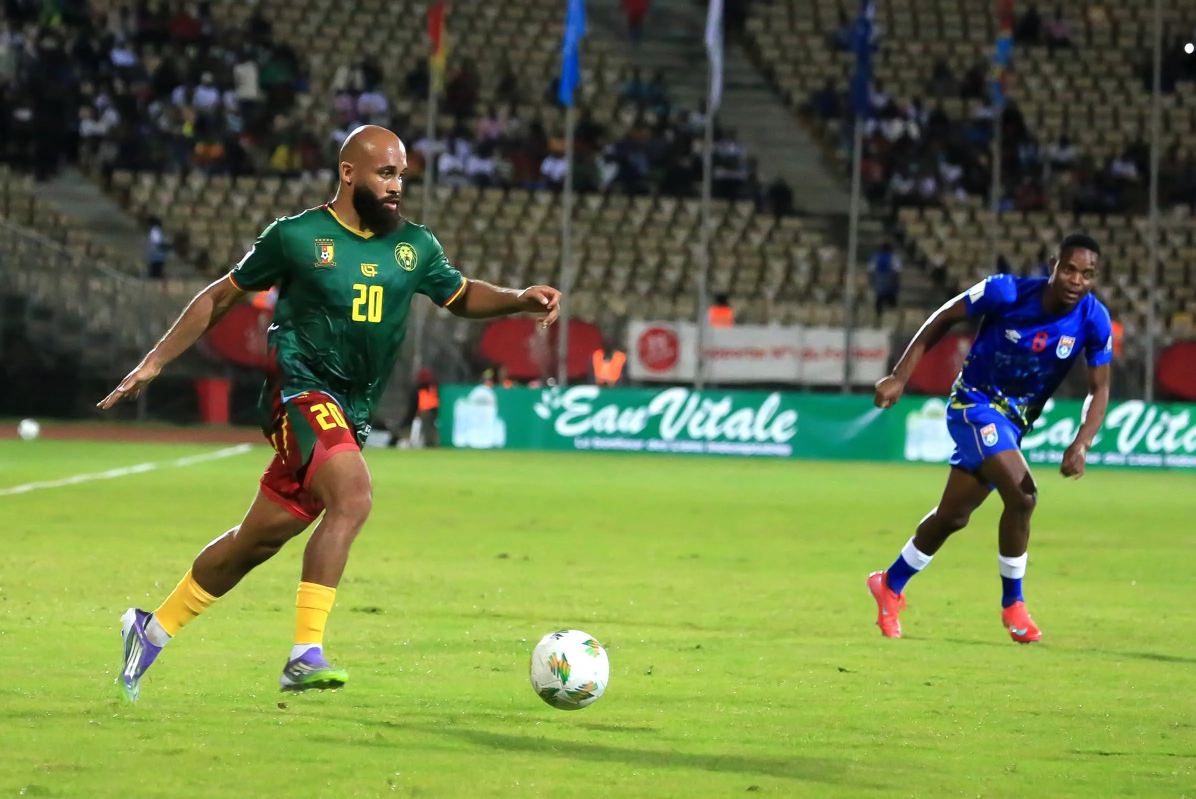  Bryan MBEUMO of Cameroon during the Qualifying match between Cameroon and Eswatini
