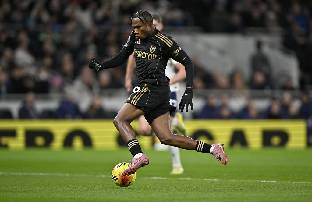 Samuel Chukwueze during the Tottenham Hotspur V Fulham
