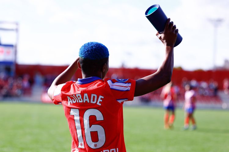 Nigeria and Atlético Madrid star Rasheedat Ajibade.