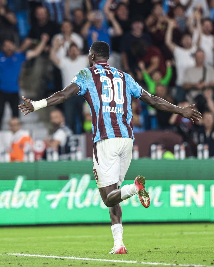 Nigeria and Trabzonspor striker Paul Onuachu 