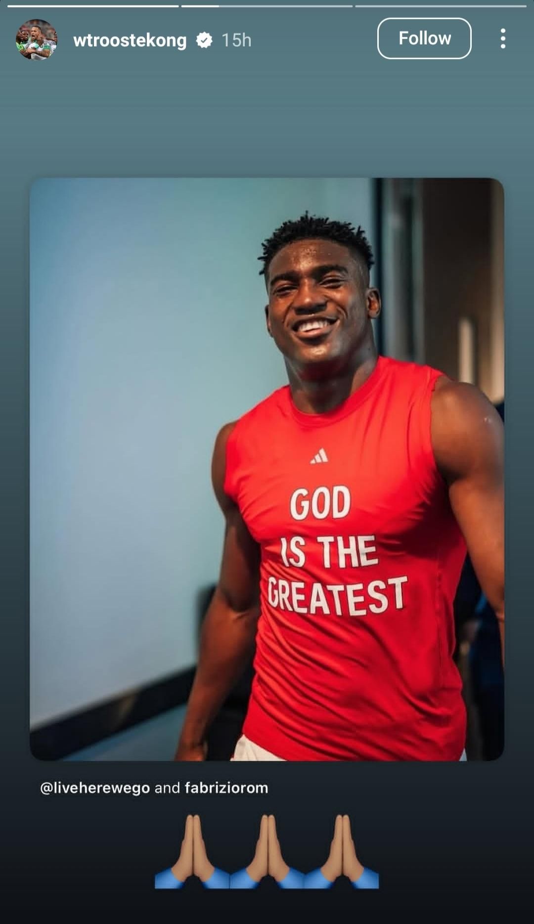 "God will never leave you"- Victo Osimhen, other Super Eagles stars rally round Taiwo Awoniyi after abdominal surgery