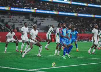 Watch: Calvin Bassey lifts NFF President as Super Eagles celebrate play-offs qualification